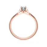 Pierścionek z diamentem różowe złoto AJPZ_106